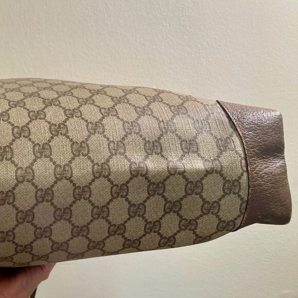 Authentic VINTAGE GUCCI Sherry Line Interlocking GG Tote Bag - Picture 15 of 16